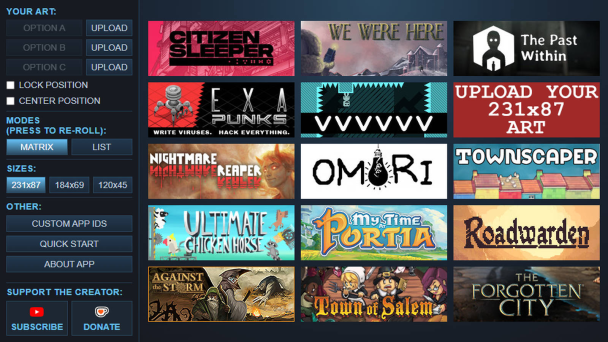 steam cover